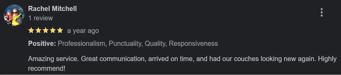 Cleaning Customer Review 3 Auckland